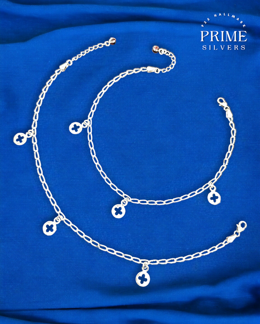 Silver elegant charms Payal - 925 Hallmarked Silver